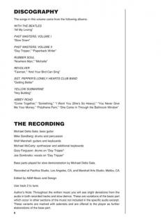 Beatles Bass Signature Licks (The Beatles) 