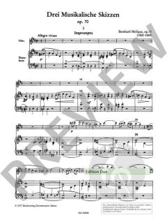 Drei musikalische Skizzen op. 70 von Wilhelm Bernhard Molique 