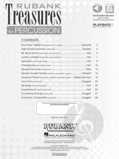 Rubank Treasures for Percussion 