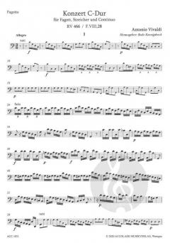 Fagottkonzert C-Dur RV 466 von Antonio Vivaldi im Alle Noten Shop kaufen