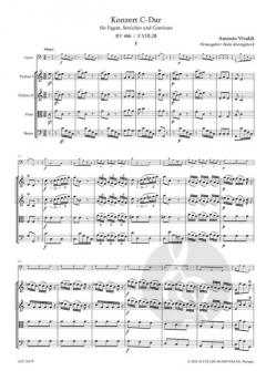 Fagottkonzert C-Dur RV 466 von Antonio Vivaldi 