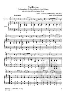 Sicilienne von Maria Theresia von Paradis 