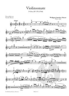 Violinsonate F-Dur KV 376 (374d) von Wolfgang Amadeus Mozart im Alle Noten Shop kaufen