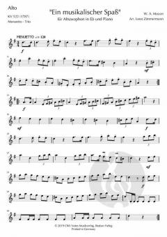 Ein musikalischer Spaß von Wolfgang Amadeus Mozart 