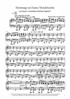 Hommage an Fanny Mendelssohn von Barbara Heller 