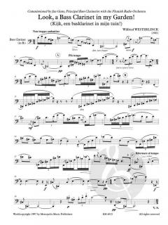 Look, a Bass Clarinet in my Garden von Wilfried Westerlinck 
