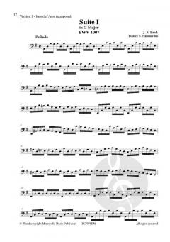 Suite Nr.1 in G Major, BWV 1007 von Johann Sebastian Bach 