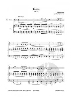 Elegie op. 24 von Gabriel Fauré 