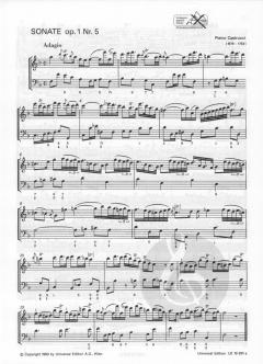 2 Sonaten op. 1/5-6 (Pietro Castrucci) 