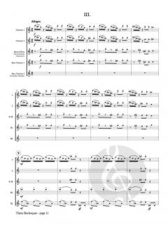 3 Burlesques von Ferenc Farkas 