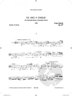 Da uno a cinque op. 27 von Frits Celis 