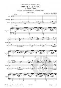 Baroque Quartet in Major Third von Patrick Hiketick 