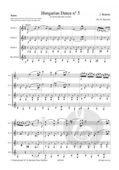 Hungarian Dance no. 5 von Johannes Brahms 
