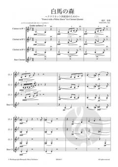 Forest with a White Horse von Yuki Takizawa 