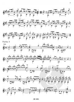 Vier Partiten von Giuseppe Antonio Brescianello 