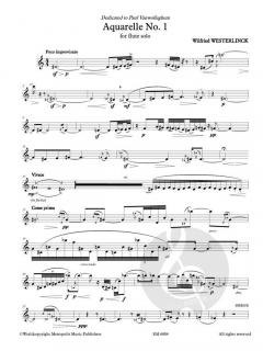 Aquarelle no. 1 von Wilfried Westerlinck 