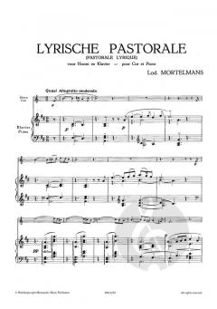 Lyrische Pastorale von Lodewyk Mortelmans 