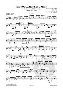 Sonata XXVII (Dresden nr.50) von Silvius Leopold Weiss 