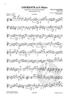 Sonata XXVII (Dresden nr.50) von Silvius Leopold Weiss 