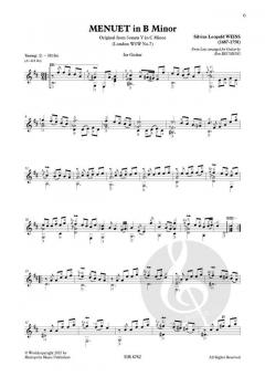 Sonata V (London/Dresden nr.7) von Silvius Leopold Weiss 