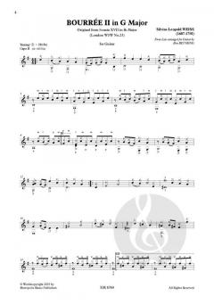 Sonata XVII (London nr.23) von Silvius Leopold Weiss 