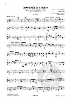 Sonata XXXIII (Dresden nr.52) von Silvius Leopold Weiss 