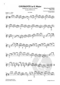 Sonata X (London nr.15) von Silvius Leopold Weiss 