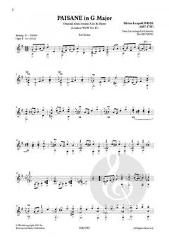 Sonata X (London nr.15) von Silvius Leopold Weiss 