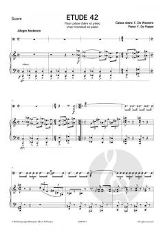 Etude 42 von Ferdinand de Poppe 