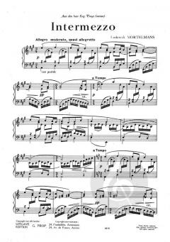 Intermezzo in A von Lodewyk Mortelmans 