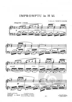 Impromptu in b von Lodewyk Mortelmans 