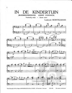 In de Kindertuin von Lodewyk Mortelmans 