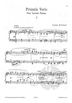 Primula Veris (4 Lyrical Pieces) von Lodewyk Mortelmans 