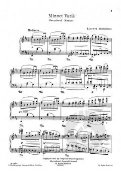 Minuet Varié von Lodewyk Mortelmans 