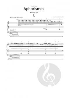 Aphorismes I - VIII von Frederick Neyrinck 