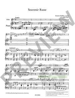 Souvenir russe / Papillon op. 60 / op. 30 von E. Kohler 