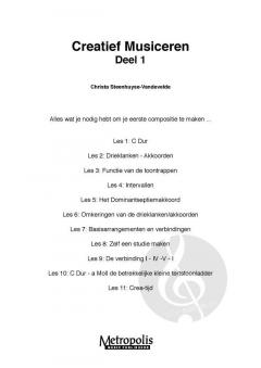Creatief Musiceren voor pianisten Deel 1 von Christa Steenhuyse-Vandevelde 