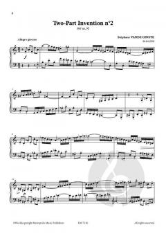 Complete 366' BOOK XIV 5 Two-part Inventions von Stephane Vande Ginste 