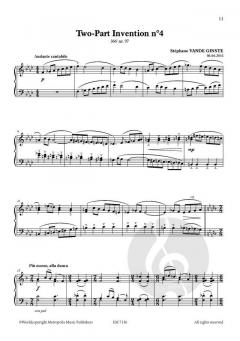 Complete 366' BOOK XIV 5 Two-part Inventions von Stephane Vande Ginste 