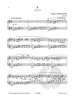 Complete 366' Book XXIV 3 Petites Etudes Polyphoniques von Stephane Vande Ginste 