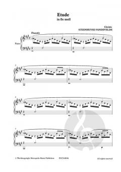 Etude in fis moll von Christa Steenhuyse-Vandevelde 