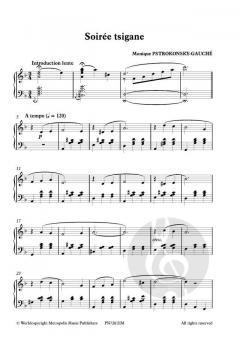 Soirée Tsigane pour Piano von Monique Pstrokonsky-Gauché 