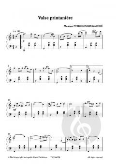 Valse Printanière pour Piano von Monique Pstrokonsky-Gauché 