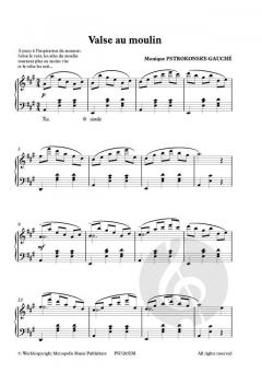 Valse au Moulin pour Piano von Monique Pstrokonsky-Gauché 