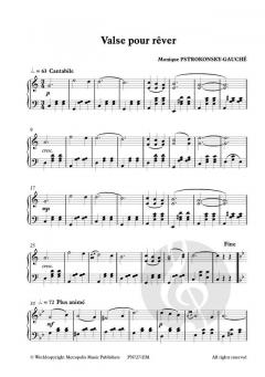 Valse pour rêver pour Piano von Monique Pstrokonsky-Gauché 