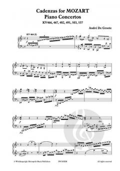 Cadenzas von André de Groote 