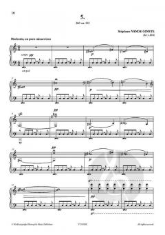 Complete 366' Book XXIX 12 Inventions on one tone von Stephane Vande Ginste 