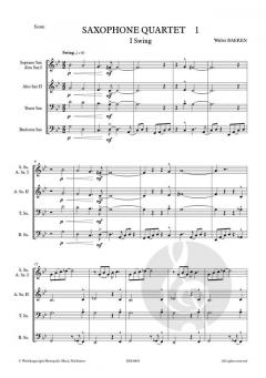 Saxophone Quartet 1 von Walter Baeken 