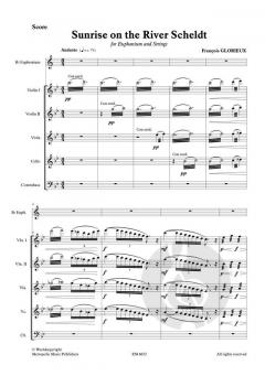 Sunrise on the River Scheldt von François Glorieux 