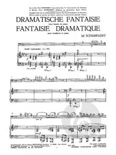 Dramatische Fantaisie (Fantaisie Dramatique) von Jef Schampaert 